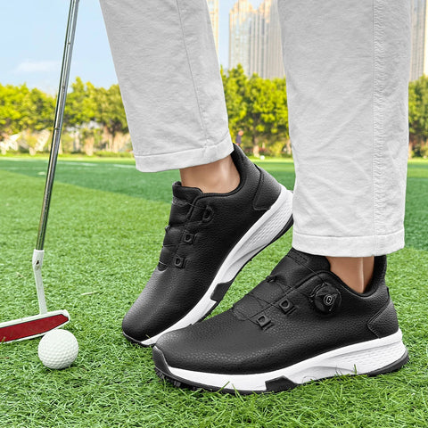 2025 New Men's and Women's Golf Shoes Outdoor Professional Training Golf Nailless Anti Slip Leisure Walking Shoes