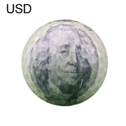 Golf Practice Ball Outdoor Indoor Beginner Training Tool EUR/GBP/USD/Earth Pattern Golf Ball Print Pattern Golf Practice Ball
