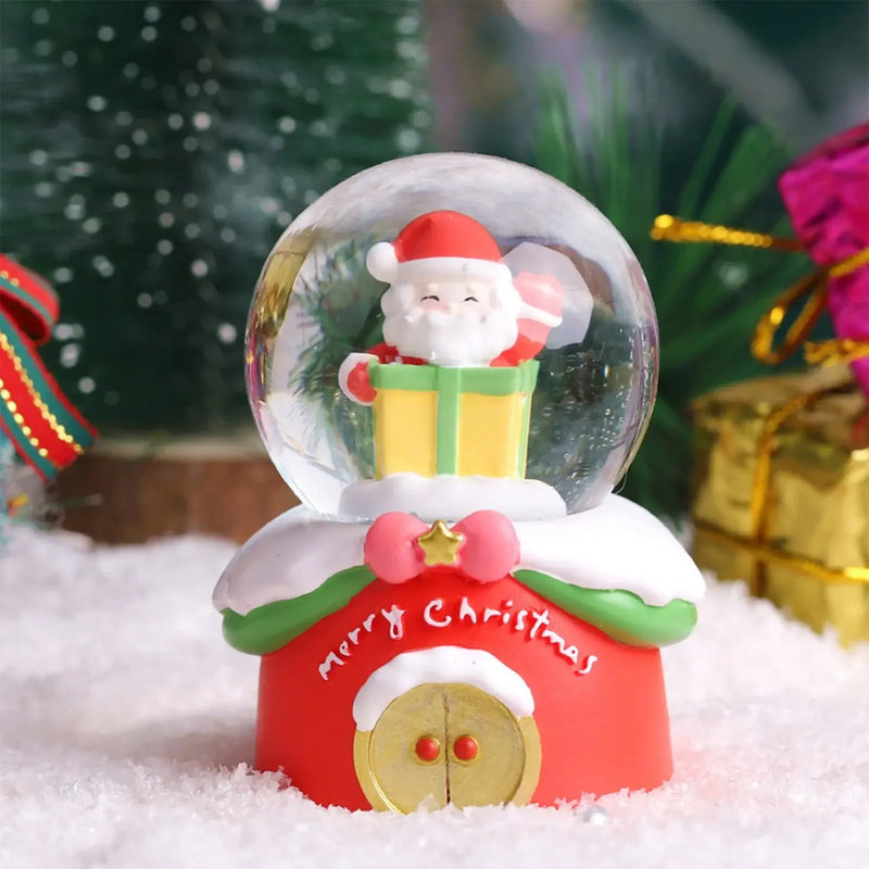 Christmas LED Musical Snow Globe Ornament