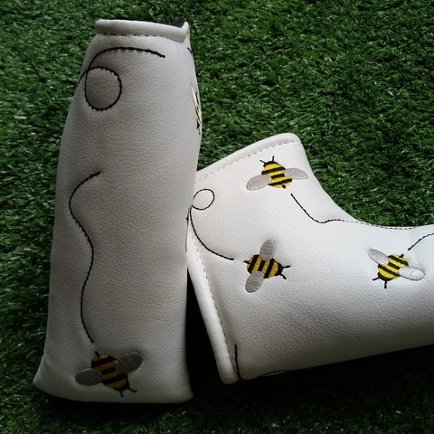 bee golf headcover, nice way to protect you putter with style