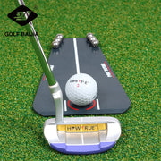 Portable acrylic golf practice tutor putting mirror training tools for beginners children adults golf training assistant Golf Pu