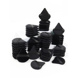 Black Triangle Powder Puff Sponge Soft Velvet