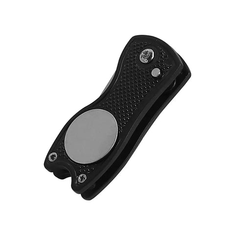 Golf Divot Repair Tool with Golf Ball Tool Pitch Groove Cleaner Putting Green Fork Training Aids Foldable Golf Accessories