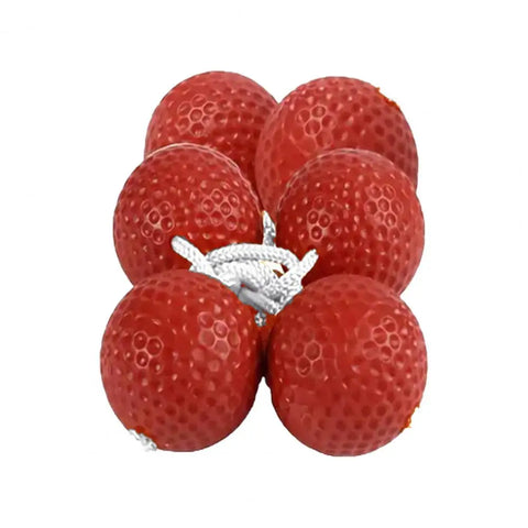 3 Pairs Ladder Ball Replacement Ladder Toss Game Balls Ladderball Bolas Made from Real Golf Balls for Lawn Yard Beach Game