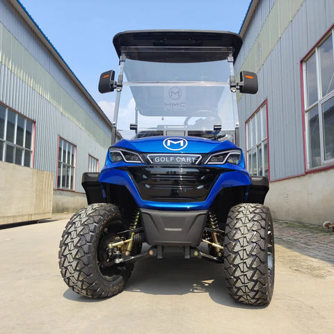 2+2 4 Seater Golf Cart Sightseeing Car Long Durability Low Noise 48V Mini Electric Golf Cart