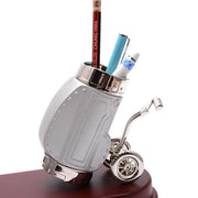 Golf Pen Holder Desk Golf Gifts For Men Unique Novelty Cool Office Desk Decor Gadgets Mini Golf Pen Cup Holder Organizer Golfer