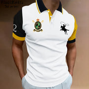 Golf Outfit Simple Polo Shirts for Men Summer Lapel Polo Shirt Business Casual Men's Short Sleeve Tee T-Shirt Men New Golf Tops