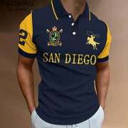 Golf Outfit Simple Polo Shirts for Men Summer Lapel Polo Shirt Business Casual Men's Short Sleeve Tee T-Shirt Men New Golf Tops