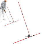 Golf Swing Alignment Rod Golf Alignment Stick Holder Swing