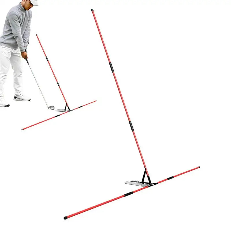 Golf Swing Alignment Rod Golf Alignment Stick Holder Swing