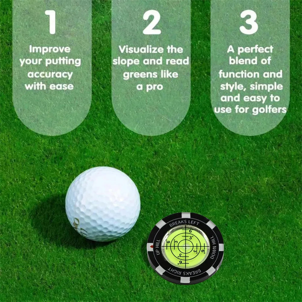 Green reader. reads the slope of the green, so you can finaly start using aimpoint like the pros
