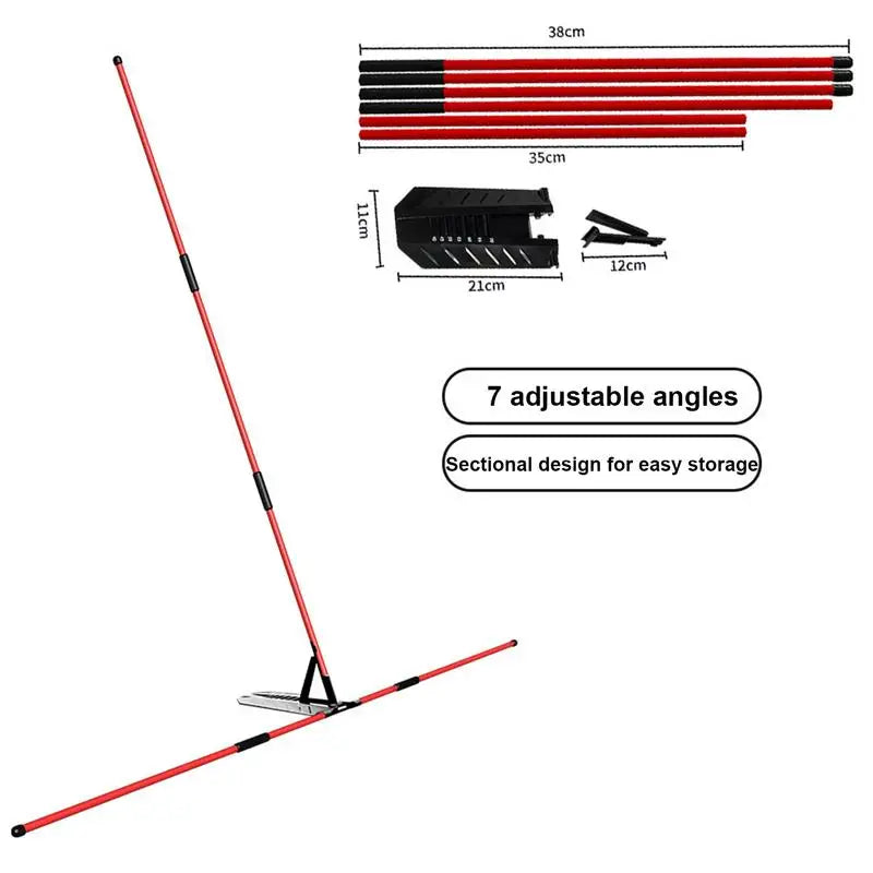 Golf Swing Alignment Rod Golf Alignment Stick Holder Swing