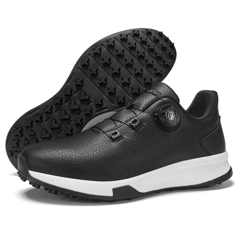 2025 New Men's and Women's Golf Shoes Outdoor Professional Training Golf Nailless Anti Slip Leisure Walking Shoes