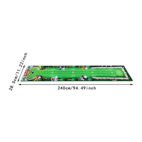 Golf Putting Mat Foldable Storage Golfing Supplies Lightweight Golf Practice Mat for Park Office Indoor Outdoor Home Garden