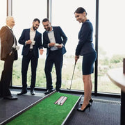 Golf Putting Alignment Mirror, Portable Practice Trainer, Alignment Tool 14.5cm x 30cm