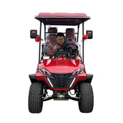 2+2 4 Seater Golf Cart Sightseeing Car Long Durability Low Noise 48V Mini Electric Golf Cart