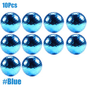 GLOOF 10Pcs Dia About 42.7mm Golf Balls,Long Distance Golf Ball for Golf Shot Game