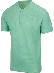 Three Sixty Six Collarless Golf Shirts - Men’s Casual Dry Fit Short Sleeve Polo, Lightweight and Breathable Gym Sports Fitness