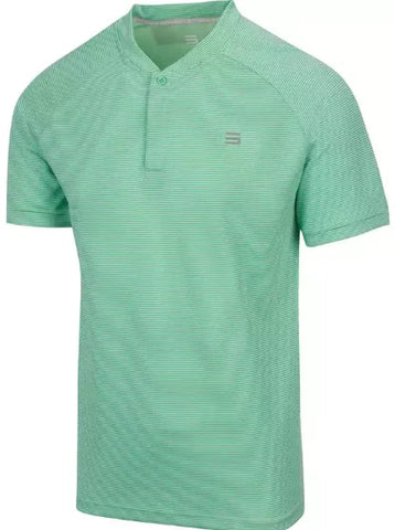 Three Sixty Six Collarless Golf Shirts - Men’s Casual Dry Fit Short Sleeve Polo, Lightweight and Breathable Gym Sports Fitness