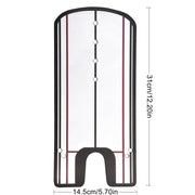 Golf Putting Alignment Mirror, Portable Practice Trainer, Alignment Tool 14.5cm x 30cm