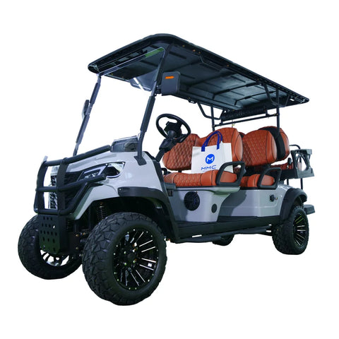 Lifted Four Wheels Club Car Golf Buggy Cart off Road Hunting Lithium Battery 4 Seaters Electric Golf Cart