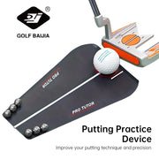 Portable acrylic golf practice tutor putting mirror training tools for beginners children adults golf training assistant Golf Pu