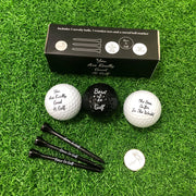 Funny Golf Gifts Set for Men Novelty Golf Gift Included 3 Golf Balls + 3 Golf Tees + 1 Ball Marker Perfect Golfer Gift