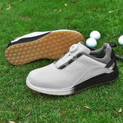 Golf Sneakers Men Waterproof Golfer Sport Shoes Women's Golf Non Slip Golfing Shoes Outdoors Golf Turf Comfortable Walking Shoes