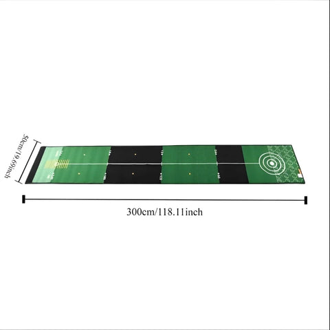 50X300CM Golf Putting Green Mat Indoor Equipment For Home Office Mini Training Practice Durable Hitting Garden Aid For Outdoor