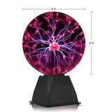 Sound-Controlled Plasma Ball LED Night Light
