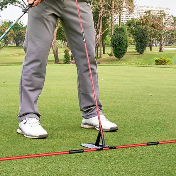 Golf Swing Alignment Rod Golf Alignment Stick Holder Swing