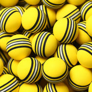 New 10pcs/lot Golf Sponge Soft Rainbow Balls Golf Swing Training Balls Sponge Foam Golfer/ Tennis Sponge golf ball