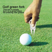 Multi-function Divot Repair Tool Golf Divot Marker Tool Multipurpose Lightweight Unique Magnetic Zinc Alloy Divot Tool With Ball