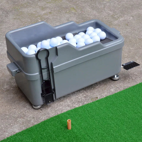 Golf ball semi-automatic delivery machine Golf ball semi-automatic supply machine Large capacity golf driving range gray green