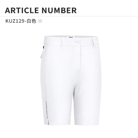 PGM Golf Shorts Women's Summer Sports Shorts Split Hem Split Pants Clothing Waterproof Elastic Women's Pants