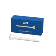 Premium Packaging with 6 Metal Plated Golf Balls, 6 Plastic Ball Tees - Ideal for Sand Bunker Shots, Long Distance Shots