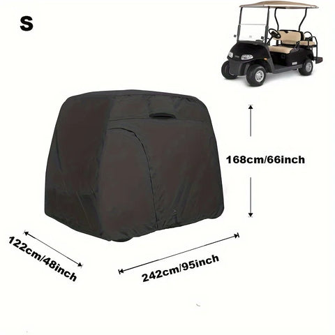Golf Cart Rain Cover Golf Cart Cover Dustproof Golf Cart Cover Golf Cart Accessories Waterproof Dustproof Sunproof