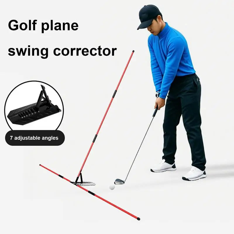 Golf Swing Alignment Rod Golf Alignment Stick Holder Swing