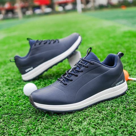 2025 Comfortable Golf Shoes Men Big Size 39-48 Professional Golf Spikeless Sneakers Non-Slip Waterproof Golfer Walking Footwear