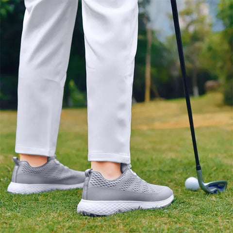 Golf Shoes for Men Breathable Non-slip Golf Sneakers Grass Walking Golfing Shoes Male Tenis Sports Golfer Footwear