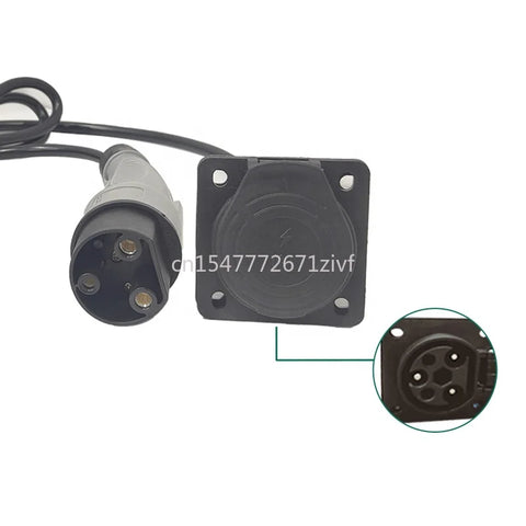 Golf Cart Charger S60 Charger and Socket AC DC220V 16A 32A Golf Cart Plug and Socket