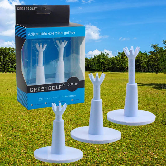 2 pack golf tees, for practise maths. Adjustable hight