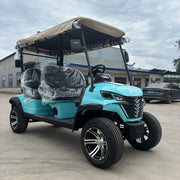 Lifted Four Wheels Club Car Golf Buggy Cart off Road Hunting Lithium Battery 4 Seaters Electric Golf Cart