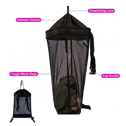 Golf Trolley Bag Golf Cart Accessories Mesh Bag Golf Push Cart Storage Bag Cross-border For Golf Cart Cart Storage Bag 48x40cm