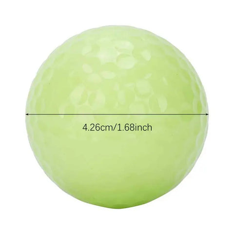 Golf Practice Balls Brighter Luminous Fluorescent Glowing Dark Golf Balls Night Light-up Glowing Balls Brighter