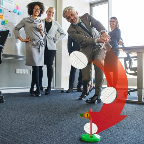 PGM Golf Flat Balls 10pcs Swing Trainer Indoor Outdoor Practice To Improve Hit Performance BPQ001