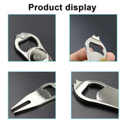 Multi-function Divot Repair Tool Golf Divot Marker Tool Multipurpose Lightweight Unique Magnetic Zinc Alloy Divot Tool With Ball
