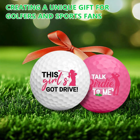 Funny Golf Ball Gift Set Includes 2 Pcs Funny Golf Balls for Man Woman Golfers Golf Lover