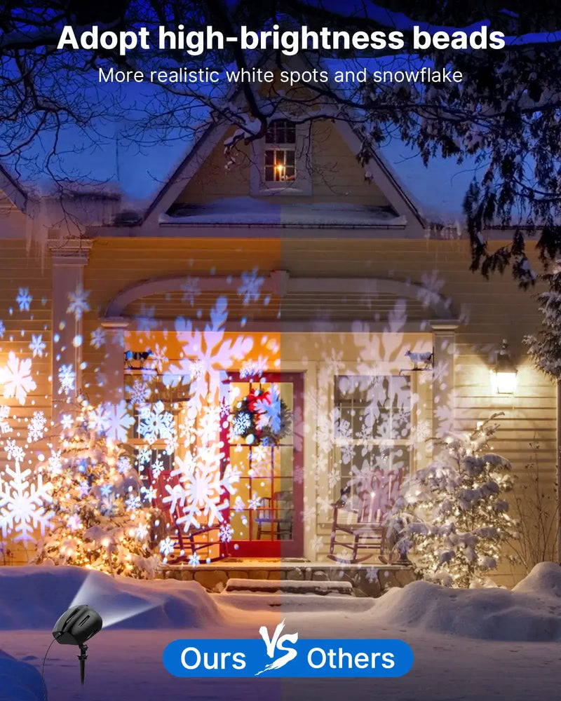 Christmas Snowfall Projector Lights