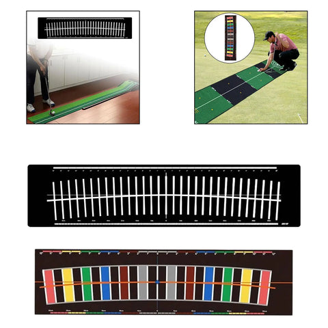 Golf Putting Mat Golf Hitting Mat Courtyard Golf Training Aid Home Improving Skills Velvet Mat for Golf Practice